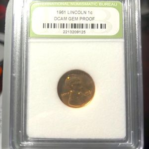 1961 Penny DCAM GEM PROOF.